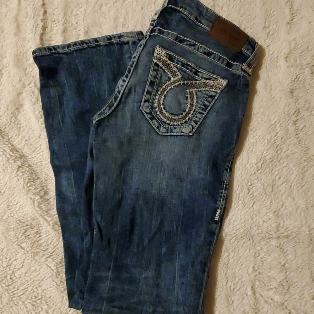 Size 28R big star jeans